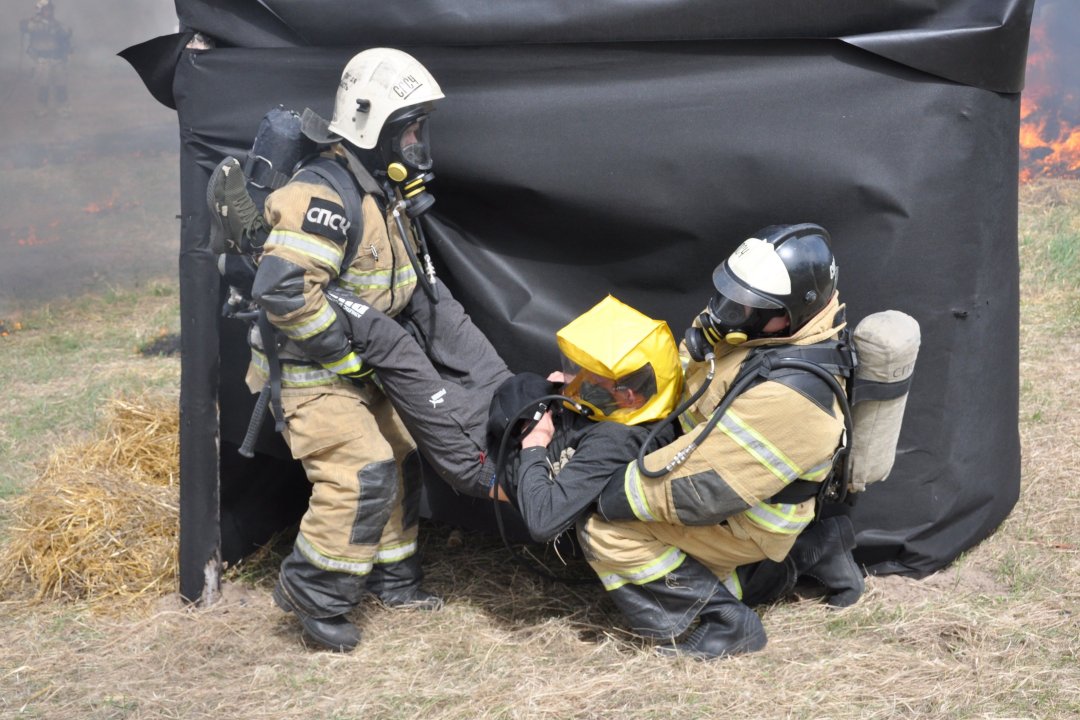 В Ростовской области прошли пожарно-тактические учения