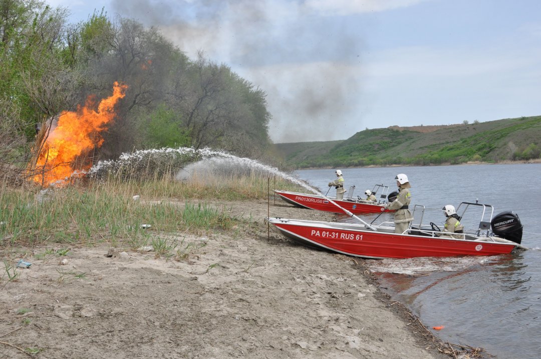В Ростовской области прошли пожарно-тактические учения